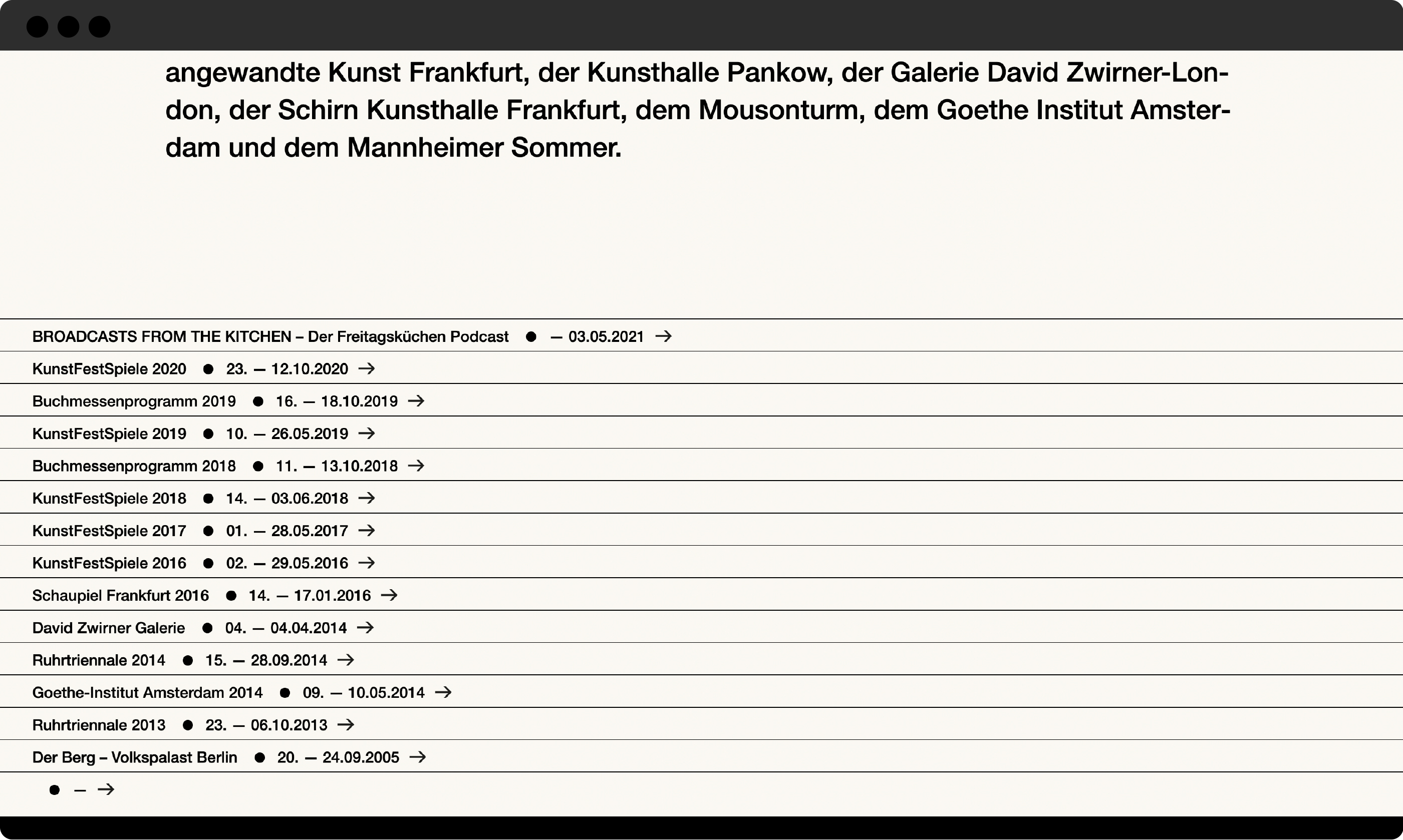 Freitagsküche Desktop